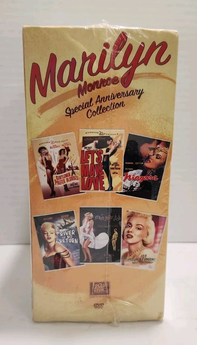 Marilyn Monroe 80th Anniversary Collection (DVD, 2006, 6 Marilyn Monroe 80th Anniversary Collection (DVD, 2006, 6