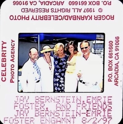 JAV BERNSTEIN. EMRIE FOSTER, AND FRIENDS JAY BERNSTEIN-EMRIE 35MM SLIDE P.22.18