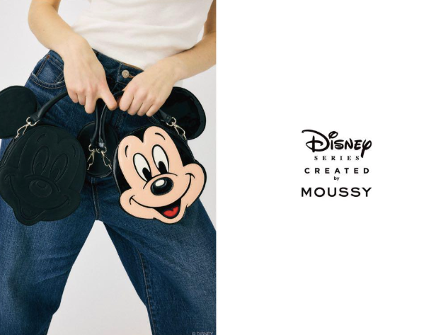 Disney SERIES CREATED by MOUSSY MD 2WAY FACE BAG Mickey Shoulder 