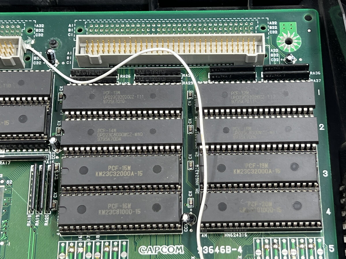 Capcom Super Gem Fighters Mini Mix CPS2 Arcade PCB, Works Capcom Super Gem Fighters Mini Mix CPS2 Arcade PCB, Works