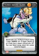 DBZ Dragon Ball Z TCG Card Panini Premiere R159 Trunks' Sword Slash