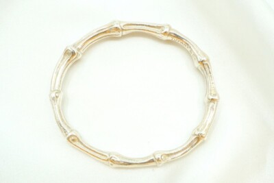 Tiffany & Co. Bamboo Bangle Bracelet Sterling Silver 925 Vintage 