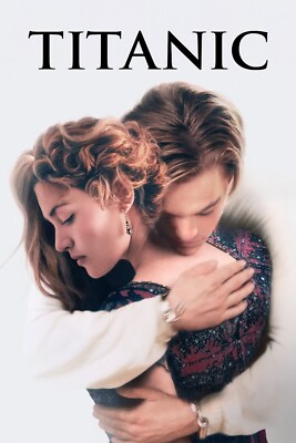 Titanic 1997 Film Kino Poster Druck Wandkunst Film A5 A4 A3 A2 A1 MAXI 2516
