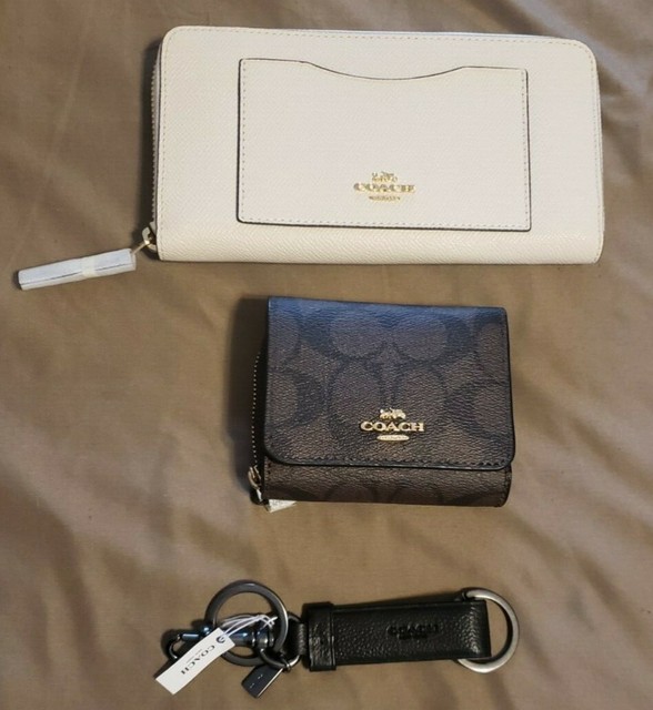 coach mini trifold wallet