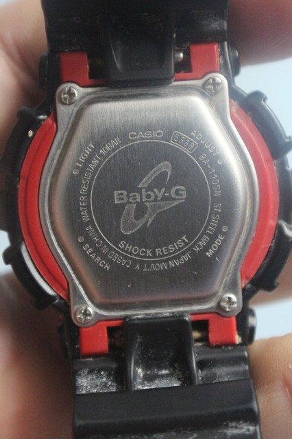 Casio Baby G Shock Women's Black With Gold Face 5338 Ba-110 Watch for sale online | eBay