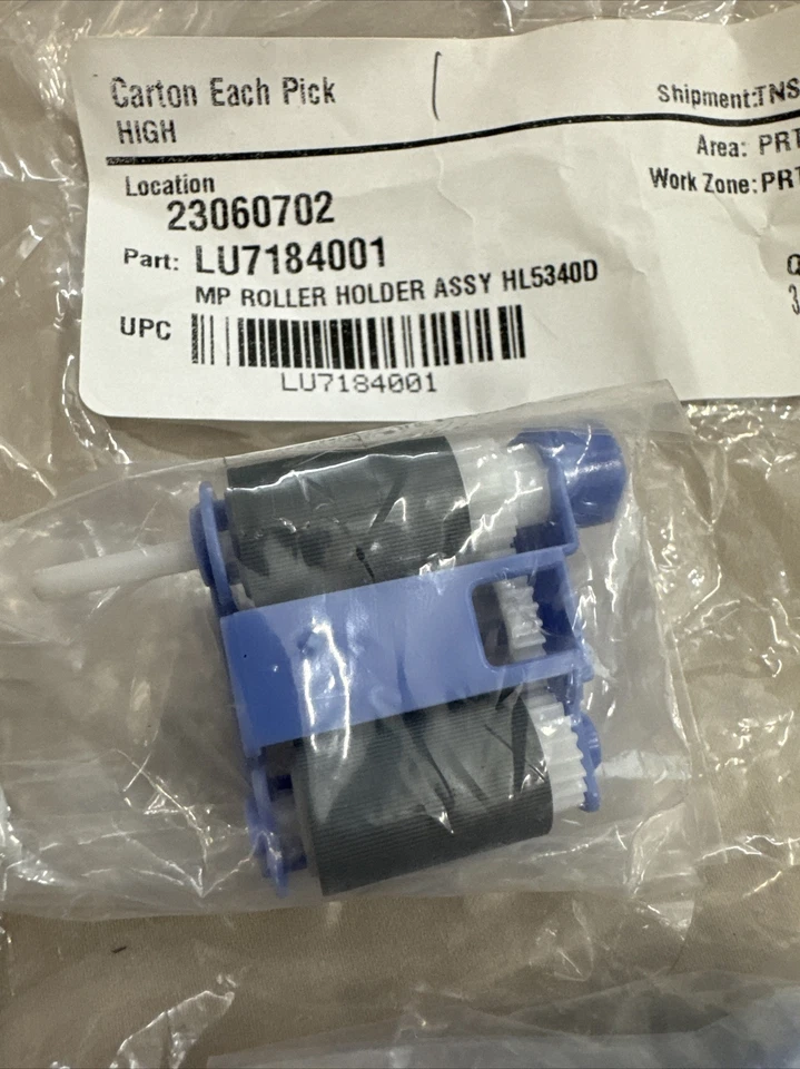 Brother HL-5340 Pickup / Feed Roller Assembly LU7184001 MFC-8680/8690/8890 - Image 4 of 4