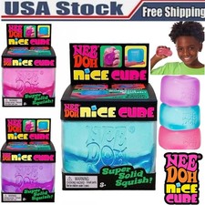NeeDoh Nice Cube Stress Ball Squishy Sensory Fidget Toy Gift Squish Popular NEW