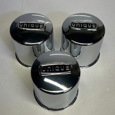 Unique Set Of 3 Metal Wheel Center Caps 4x4.5 Chromed A-sc4280eb