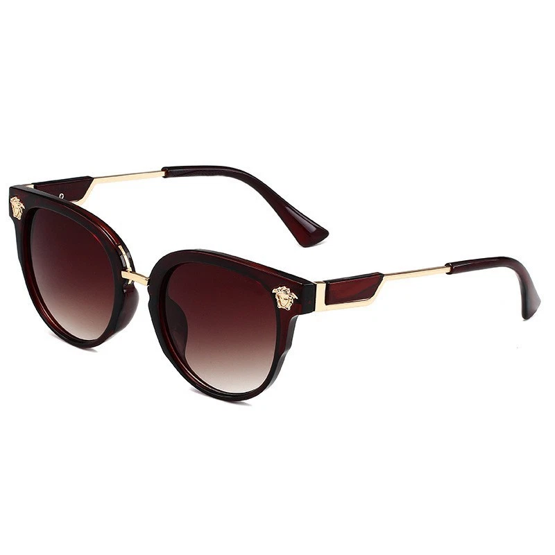 Gafas de sol Versace para mujer clásicas redondas elegantes turismo moda gafas de sol + caja Foto 3 de 4