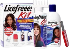 Licefreee Head Lice Treatment Kit — Treatment Gel + Shampoo + Applicator + Comb