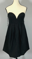 Free People Floreo Women's Size 12 Black Mini Dress NWT