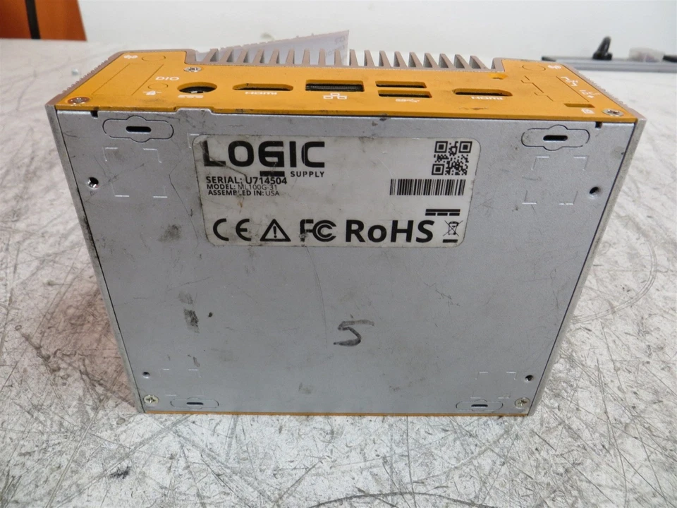 Logic Supply ML100G-31 Fanless Industrial PC Core i3-7100U 2.4GHz 8GB 0HD NO PSU - Image 3 of 4