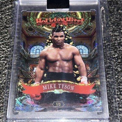 2025 Wild Card Holiday Hits Mike Tyson 1/3 Cracked Ice Confetti Holo HHe2 MT
