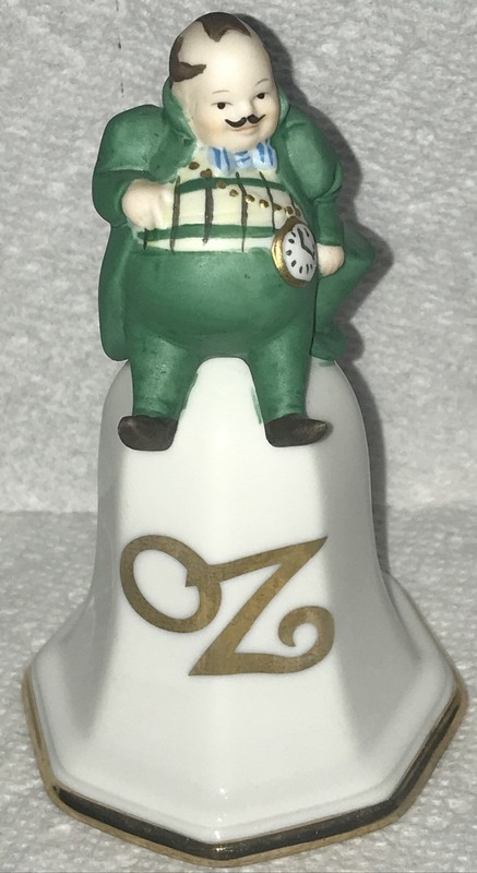 Wizard of Oz FIGURAL BELL Munchkin MAYOR Turner Presents 1989 Collectible