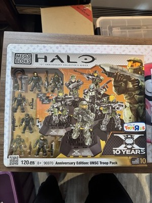 Halo Mega Bloks Anniversary 6 Figure UNSC Troop Pack Mega Brands 2011 NISB MINT