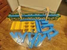 Suspension Bridge - Tomy Trackmaster - Light Blue Track Set Bundle