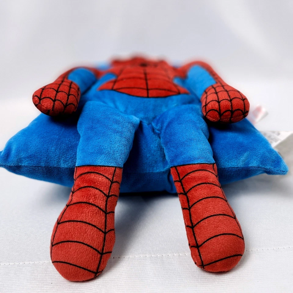 Marvel Ultimate Человек-паук 3D подушка приятель уютно плюшевый супергерой синий красный - Изображение 4 из 4