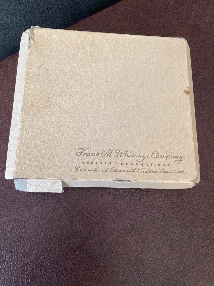 Juego de servir anfitriona de plata esterlina con mango abierto Frank M. Whiting FWS7 5 piezas Foto 3 de 4