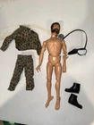 Vintage Hasbro GI Joe Fuzzy Flocked Head Figure 12”