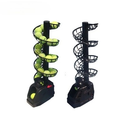 Tennis Ball Feeder Coach Ball Dispenser Single-Player Practice Device Catching 