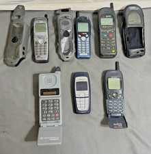 Lot 6 vtg CELL PHONE Nokia 6010 QUALCOMM Motorola Flip SPRINT SANYO Dual Band