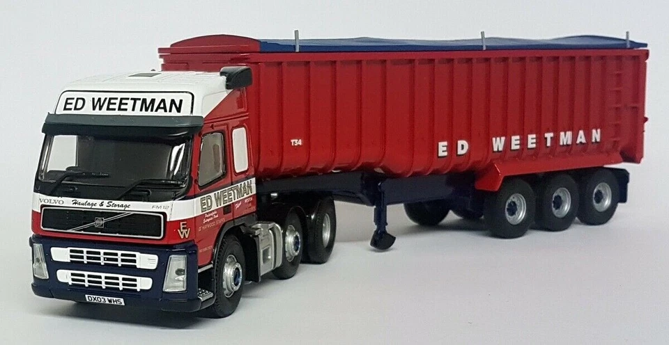 Corgi 1/50 CC13505 Volvo FM Bulk Tipper ED Weetman Ltd Diecast Truck - Image 4 of 4