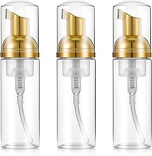 3Pcs Travel Size Foam Pump Bottle, Portable Foam Soap Dispenser 60ml/2oz  
