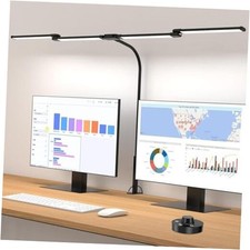 Desk Lamp, Clamp Desks Lamps for Home Office, 24W Flexible Gooseneck Table