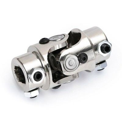 3/4'' DD X 3/4'' DD Silver Car Steering Shaft U Joint Coupler Easy to install r