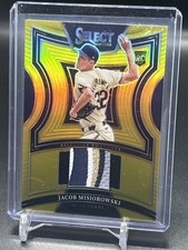 2025 Panini Select - Selective Swatches Jacob Misiorowski #SS-JM Gold Prizm /10 