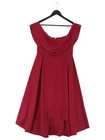 Chi Chi London Skater Midi Dress UK12 in Red