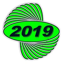 Versa Tags 2019 Oval Model Year Car Dealer Window Stickers Proudly Made in Th...