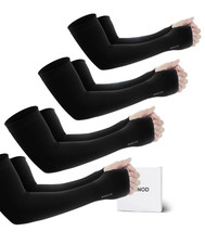Sun Protection Cooling Arm Sleeves with Thumb Holes - Gardening Outdoors Spor...