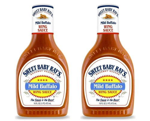 NEW [ 16 fl oz ]  Sweet Baby Ray's Mild Buffalo Wing Sauce  ( PACK OF 2 )