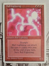 MTG Ball Lightning x1 LP ~Fourth Edition (Magic the Gathering)*Free Shipping*