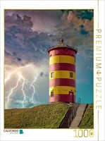 Calvendo Puzzle Pilsum Lighthouse, Germany | 1000 Pieces, Finished Size 25.2 × 1
