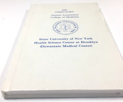 New York State University Alumni Directory 1987 College Medicine NEW SEALED!!