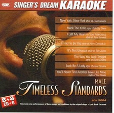KARAOKE - Timeless Standards Male - Karaoke Cdg - CD - Karaoke -  SEALED/NEW 