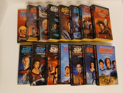   Star Trek Next Generation  Series PB Lot of 15 Sci-Fi