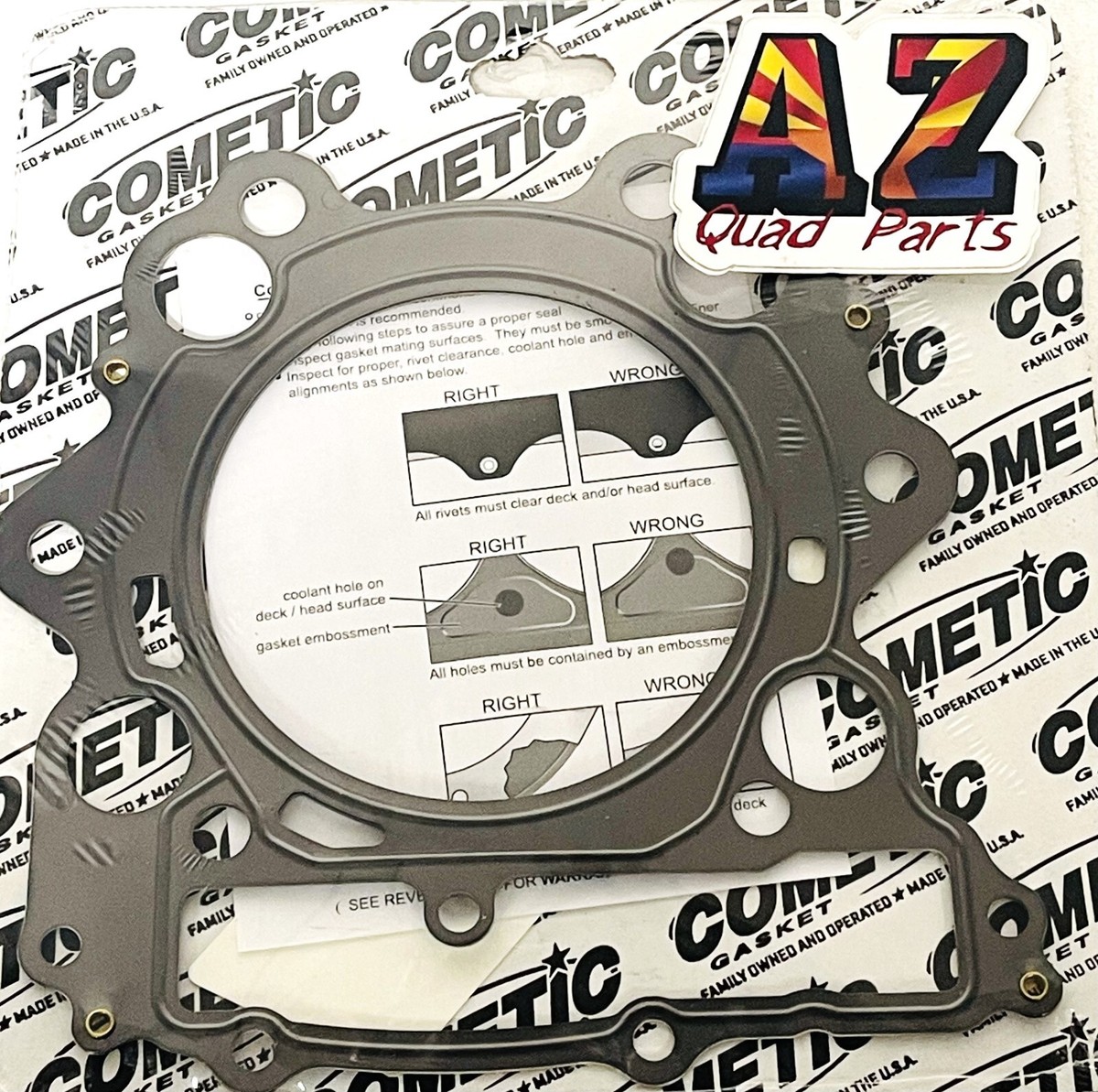 Yamaha Raptor Rhino Grizzly 660 102mm 686 719 Cometic Big Bore