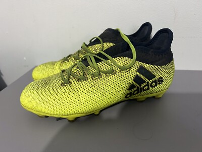 Adidas Tech Fit NSG Fußballschuhe Größe UK 4,5 oder 4 1/2 GELB SCHWARZ