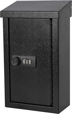 xydled Wall-Mounted Key Drop Box with Combination Lock, Lock 