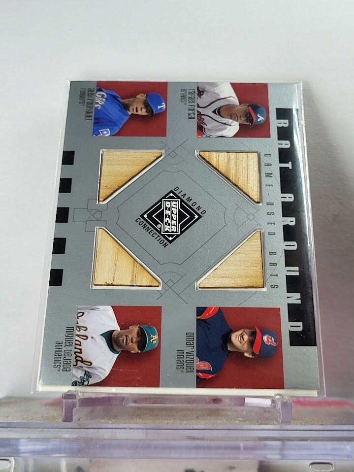 Rodriguez/Furcal/Vizquel/Tejada 2002 Upper Deck Diamond Connection Bat Around