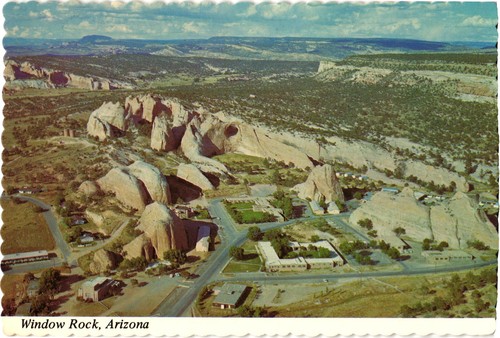 Window Rock, Arizona Postcard Unposted Navajo Tribal Affairs ...