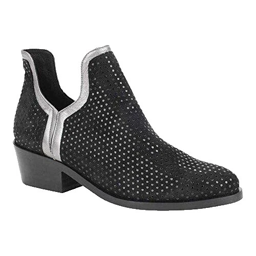 Polka Dot Negro Botas para Mujeres