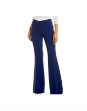 MICHAEL KORS MICHAEL KORS COLLECTIONS WOOL-BLEND FLARE PANT Blue