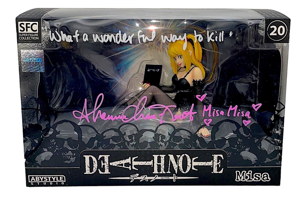 SHANNON CHAN-KENT Signed DEATH NOTE Figure MISA Authentic