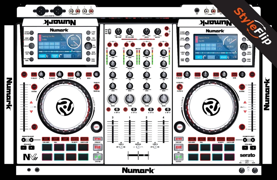 Numark NV 2 Skin | Color White | Protective Decal | StyleFlip Skins