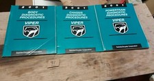 Oem 2001 Dodge Viper Powertrain Chassis Transmission Diagnostic Manuals Oem 2001 Dodge Viper Powertrain Chassis Transmission Diagnostic Manuals