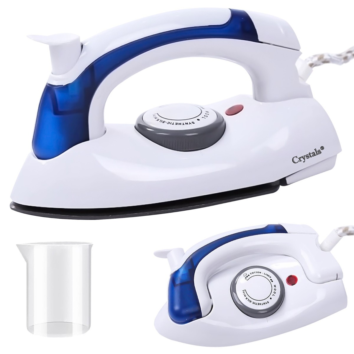 Mini Travel Iron With Steam – Portable Compact Iron For Suitcases, Ideal For Business Trips & Vacations